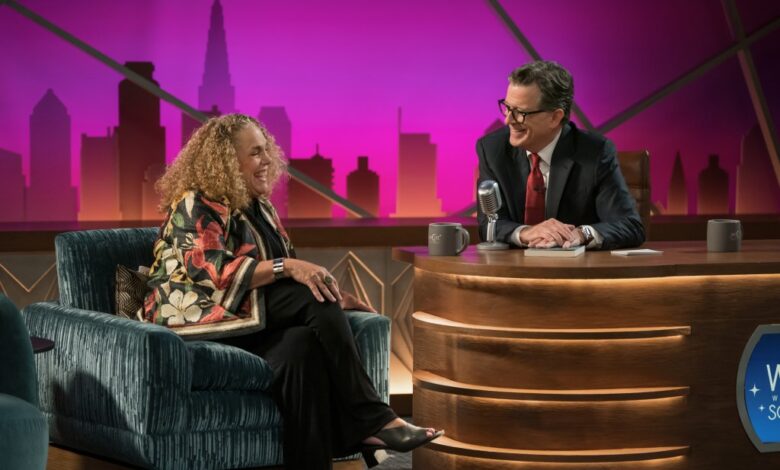 First Look At Stephen Colbert As Late-Night Host On CBS’ ‘Elsbeth’